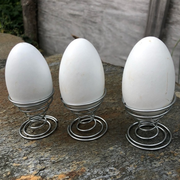 “mom” Farmhouse Wood Egg with Stand Decor Set - Picture 6 of 8